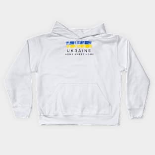 Ukraine Home Sweet Home Kids Hoodie